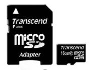 Transcend microSDHC Class 10 4GB (TS4GUSDHC10)