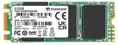 Transcend MTS602M M.2 SSD 512GB (TS512GMTS602M)