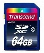 Transcend SDXC-Card 64GB (TS64GSDXC10)