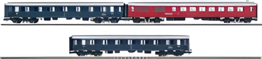 Trix Set mit 3 F-Zug-Wagen "Merkur" 23420