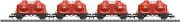 Trix Set mit 4 Zement-Silowagen 15222
