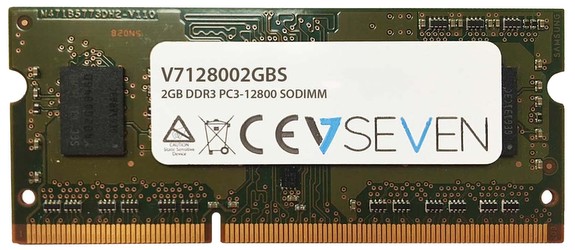 V7 DDR3-1600 2GB SO-DIMM Notebook Memory (V7128002GBS)