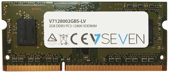 V7 DDR3-1600 2GB SO-DIMM Notebook Memory (V7128002GBS-LV)