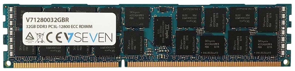 V7 DDR3-1600 32GB ECC REG Server Memory (V71280032GBR)