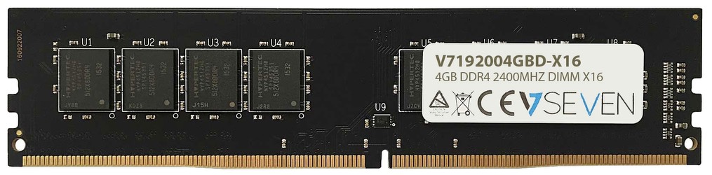 V7 DDR4-2400 4GB DIMM X16 Desktop Memory (V7192004GBD-X16)