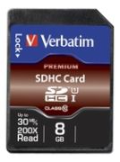 Verbatim SDHC Class 10 8GB