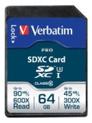 Verbatim Pro U3 SDXC 64GB