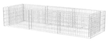 vidaXL Gabionen-Hochbeet 270 x 90 x 50 cm (142556) vidaXL Gabionen-Hochbeet 270 x 90 x 50 cm (142556)