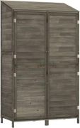 vidaXL Geräteschuppen Massivholz Tanne 102 x 52 x 174,5 cm