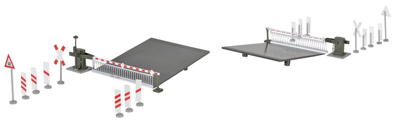 Viessmann Bahnschranke mit Behang (5107)