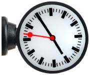 Viessmann H0 Beleuchtete Bahnhofsuhr LED weiß (1383)