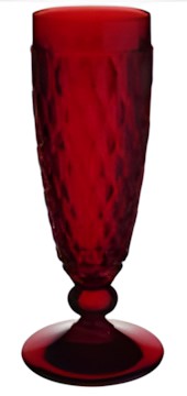Villeroy & Boch Boston coloured Sektglas red 163 mm