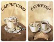 Wenko Herdabdeckplatte Kaffee 2er Set