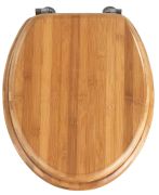 Wenko WC-Sitz Bambus Dunkel