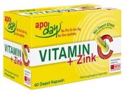 Wepa apoday Vitamin C + Zink Kapseln 60 Stk. Wepa apoday Vitamin C + Zink Kapseln 60 Stk.