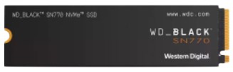 Western Digital WD Black SN770 NVMe M.2 SSD 1TB (WDS100T3X0E) Western Digital WD Black SN770 NVMe M.2 SSD 1TB (WDS100T3X0E)