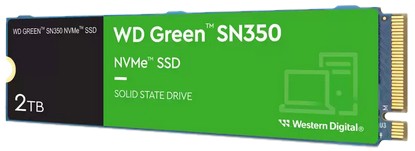 Western Digital WD Green SN350 SSD 2TB (WDS200T3G0C) Western Digital WD Green SN350 SSD 2TB (WDS200T3G0C)