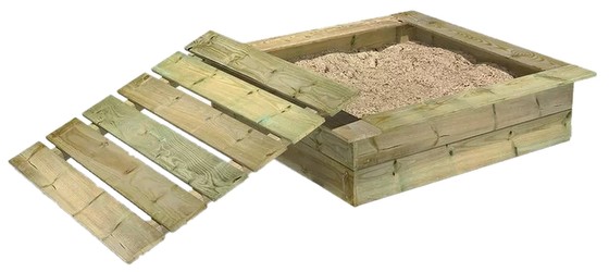 Wickey Sandkasten King Kong mit Deckel 120 x 120 cm Wickey Sandkasten King Kong mit Deckel 120 x 120 cm