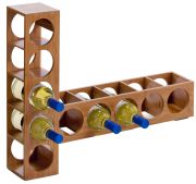 Zeller Weinregal für 5 Flaschen Bamboo (13565)